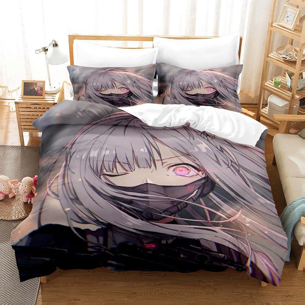 3D Game Girls' Frontline Bedding Set Single Twin Full Queen King Size Bed Set Adult Kid Bedroom Duvet Cover Sets Home Textiles