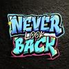 1Pc Never Look Back Graffiti Quote Stickers, Waterproof Vinyl Decals for Car Motorcycle Helmet Laptop Bike Decor