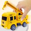 1 Set Vehicles Truck Toys Real-looking Smooth Edge Ornamental Kids Construction Car Toys for Gift