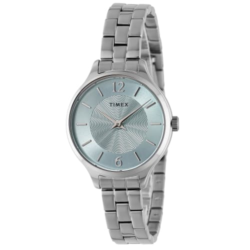 

TIMEX Trend TW2W98400 Unisex Watch, Quartz Movement, 30M Water Resistance, Acrylic, Light Blue Dial, Brass