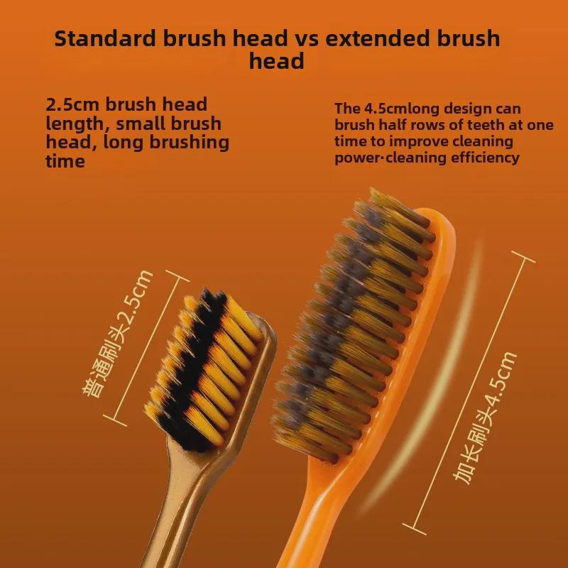 Southern Cleaning Long Head Soft Bristle Toothbrush – Innovative, Wide, and Printed Design