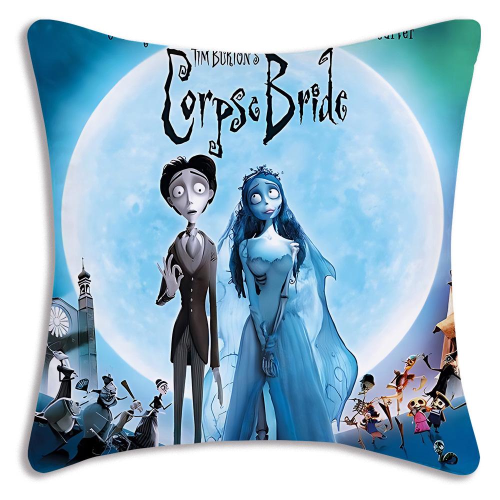 Cute Corpse For B-Bride Pillow Covers Cartoon Sofa Decorative Home Double-sided Printing Short Plush Cute Cushion Cover