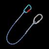 Outdoor Rock Climbing Auto-locking Carabiner with Safety Rope Set