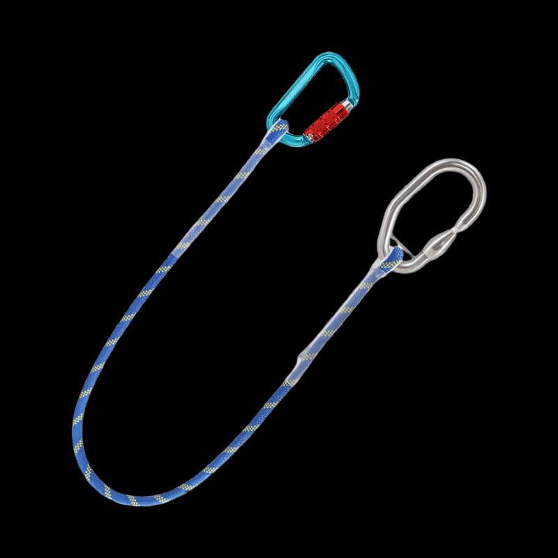 Outdoor Rock Climbing Auto-locking Carabiner with Safety Rope Set