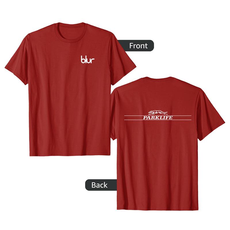 2026 BLUR Banda Blur Rock Británico Música Punk Algodón Holgado Punto Casual Americano Spray Camiseta de Manga Corta Mujer Hombre Camiseta