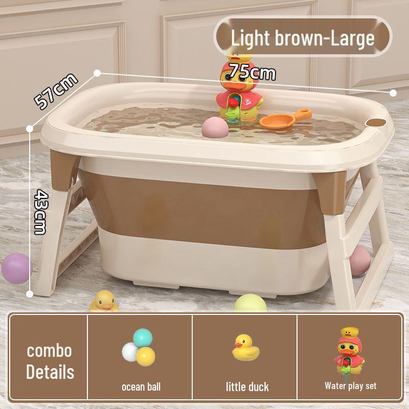 Baby Bathtub Foldable Soaking Tub for Kids