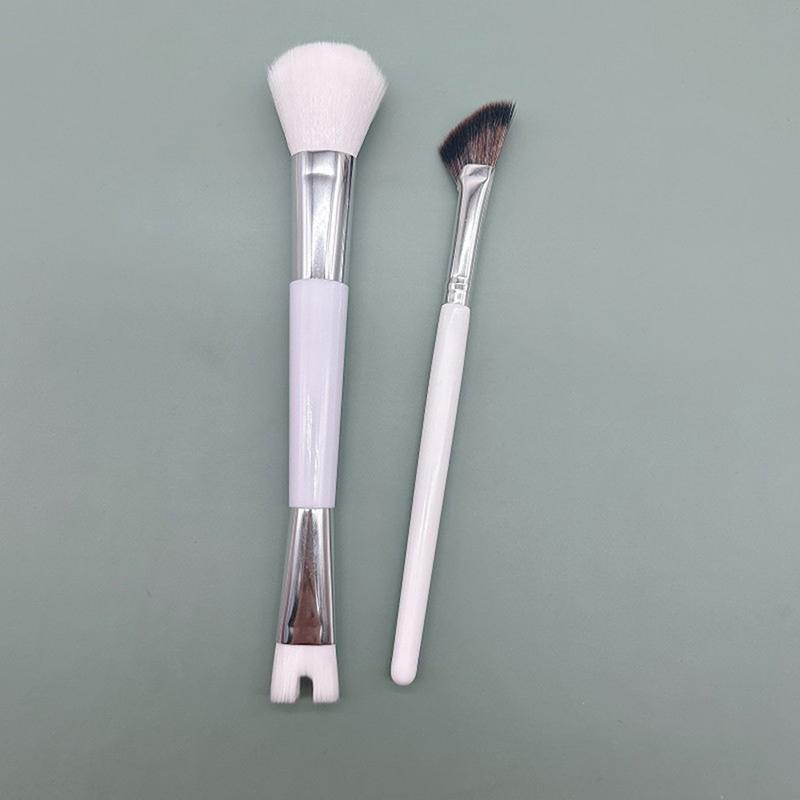 Nasenkontur U-förmiger Make-up-Pinsel zum Modellieren und Definieren Doppelkopf-Foundation-Highlighter-Pinsel Nasenschattenpinsel