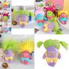 Adorable Fluffy Plush Keychain Doll Cute Cartoon Character For Girls And Students