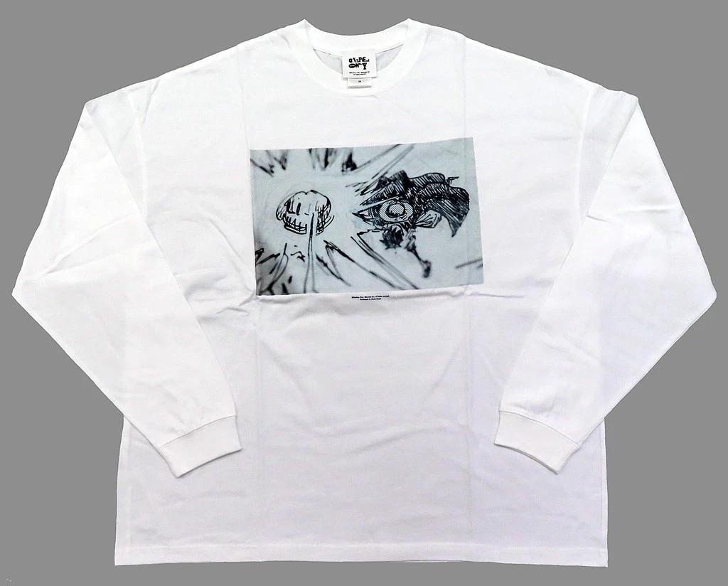 Monkey D. Luffy Long T-shirt White M size ONE PIECE ONLY (2024) S