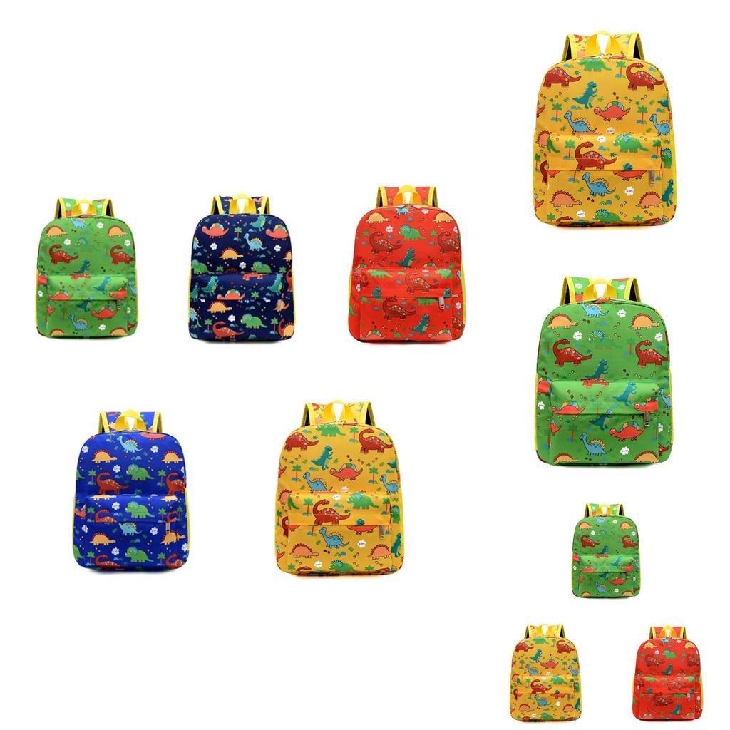 Stylish Nylon Dinosaur Backpack With Breathable And Load-reducing Features