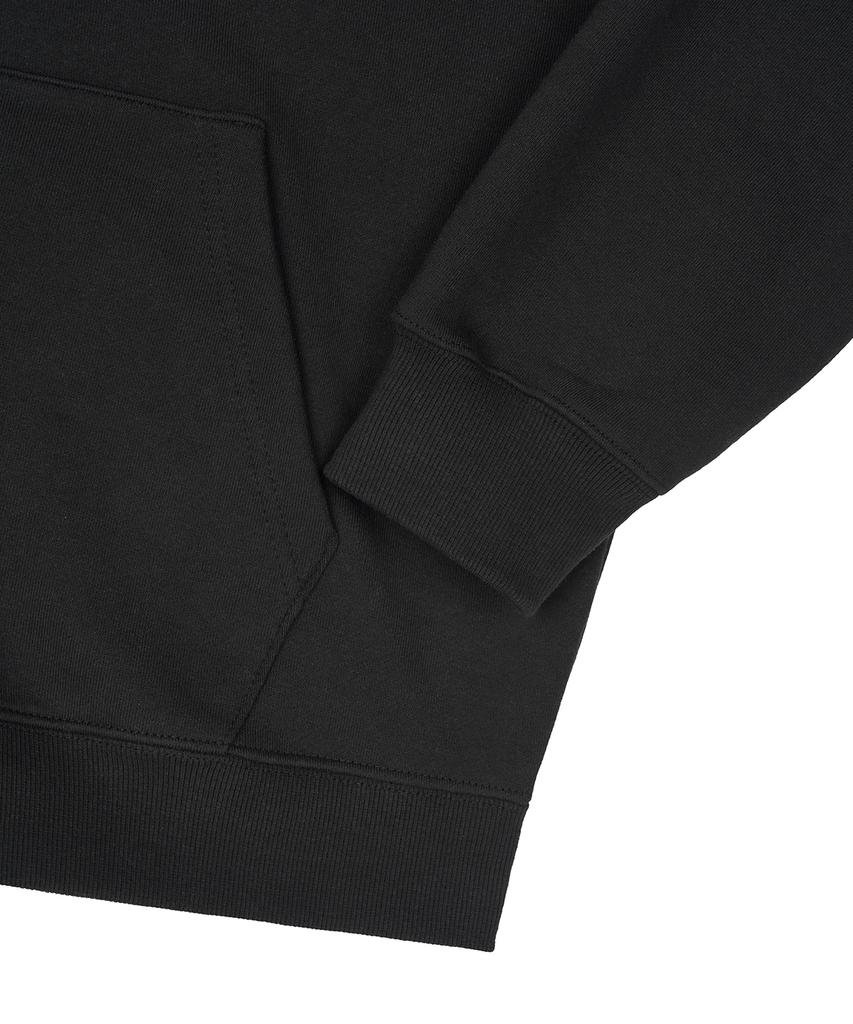 Gainsboro 2Way Signature 1 Zip-Up Hoodie_Charcoal