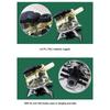 Cow Milk Collector Tool Milk Claw Cluster Cow Milk Collector 300ml Stainless Base Transparent Cover Cow Milking Cluster for Farm