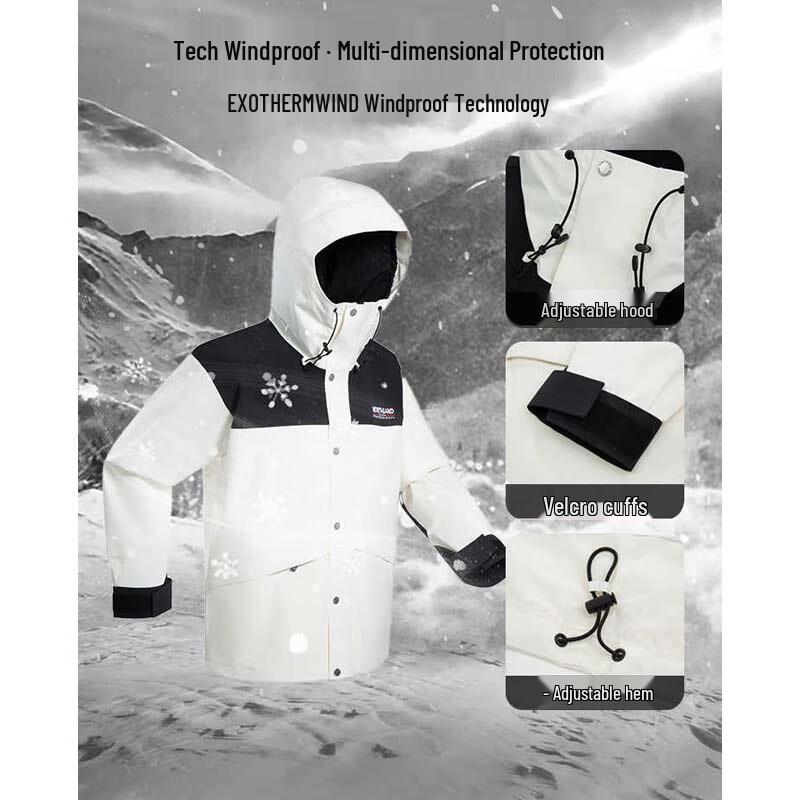 Northland Unisex Outdoor Windproof 3-in-1 Jacket NWJET0605S