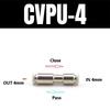 Pneumatic One-way Non Return Check Valve Original Replacement Straight Control CVPU AKH Non Return Plastic Check Car Pressure Regulators 5