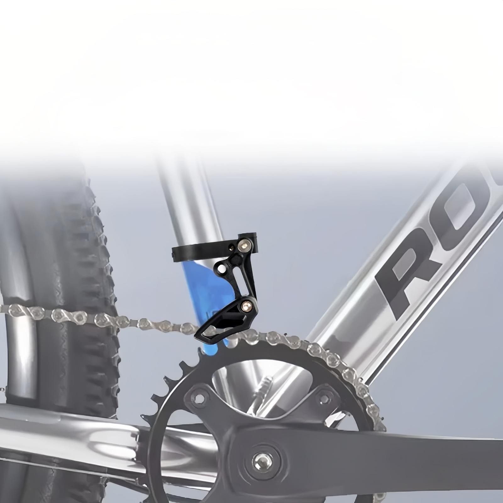 

Bike Chain Guide Direct Mount,Bike Chain Tensioner Drop Guide Retention Chain Drop Catcher for Mountain One Size чёрный