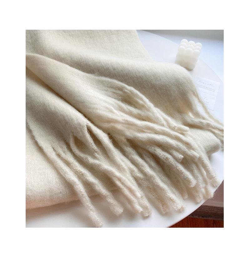 Winter Plush Heavyweight Fluffy Scarf - Large, Soft, and Warm for Students and Couples