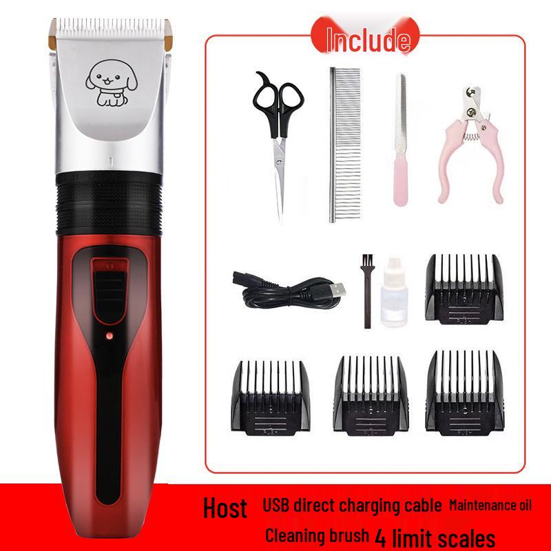 Kuanger Pet Electric Hair Trimmer Set for Dogs & Cats