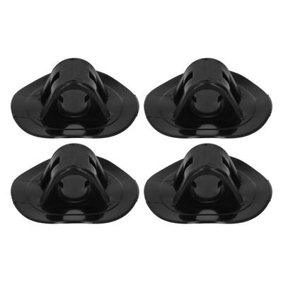 4pcs 76mm Rubber Boat Motor Fixing Bracket Buckle Black Motor Fixed Bracket Buckle for Kayaks