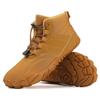 Herren Winter Warme Mid-Cut Baumwoll-Wanderschuhe - Wollgefüttert für Outdoor-Freizeit