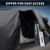 X AUTOHAUX Truck Body Cover for Light Trucks Spunlace Cotton New Waterproof Fabric Structure Fleece Lining Paint Surface Protection Rainy Season