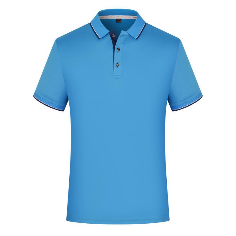 Quick-Dry Ice Silk Custom Corporate Polo Shirt with Logo for Team Activities