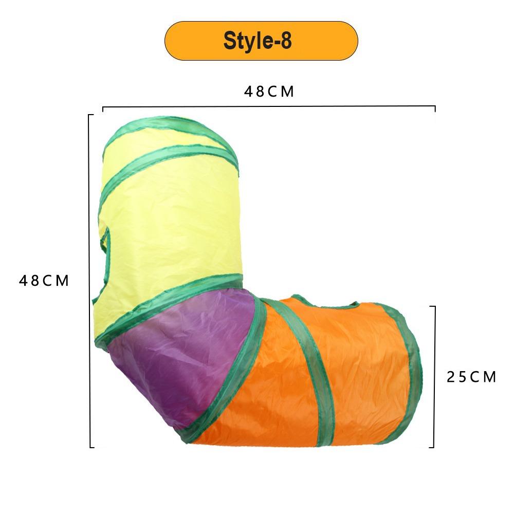 Breathable Cat Tunnel Tube Polyester+Steel Wire Pet Fun Play Toy Portable Cat Nest  Cat