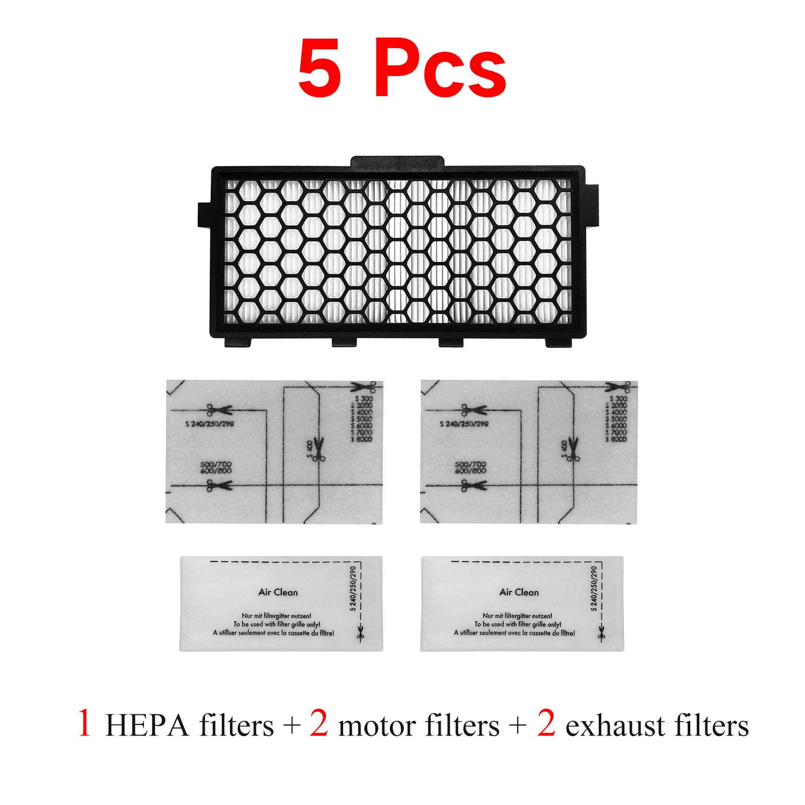 

Replacement Heap Filter and Dust Bags Compatible with Miele Guard M1, S1, L1 Series Vacuum Cleaner