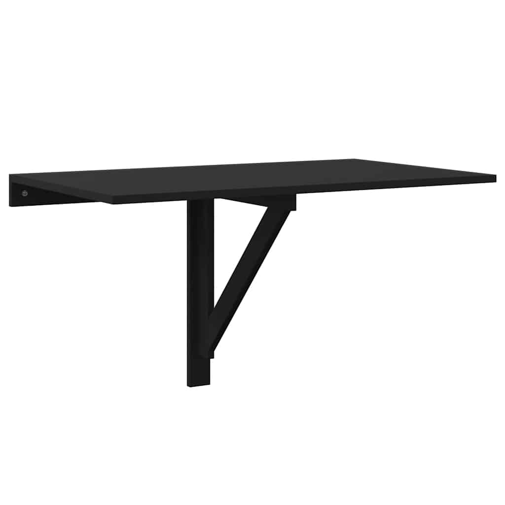 Wandklapptisch Schwarz 100 x 60 x 56 cm Holzwerkstoff