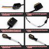 HDBUBALUS Motorcycle LED Rear Turn Signal Brake Light Indicator Turn