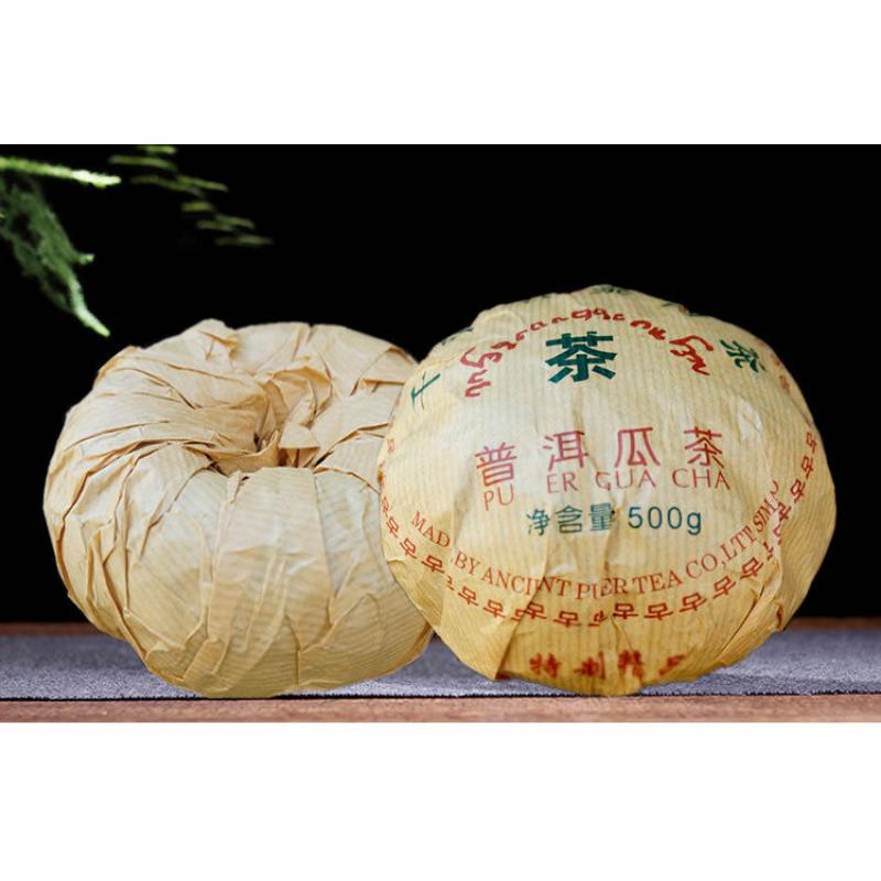 Pu Er Gua Cha 500 g Yunnan Menghai Pu'er TeaChaČaj Tuocha Starověký stromový čaj