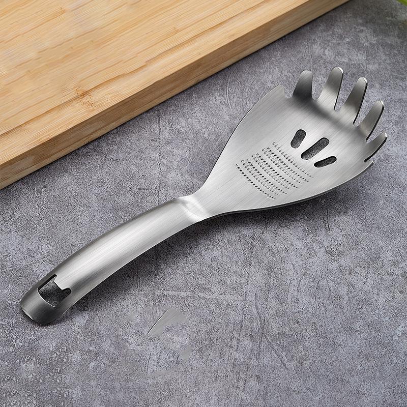 Multifunktionell Köksredskap i Rostfritt Stål För Matlagning Vitlök Ingefära Grönsaksrivare Malare Sked Köksredskap