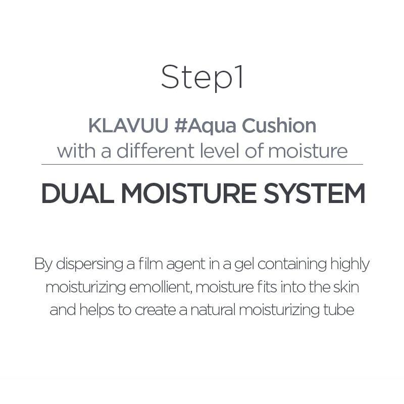 KLAVUU - Blue Pearlsation High Coverage Marine Collagen Aqua Cushion SPF50+ PA+++ 12g