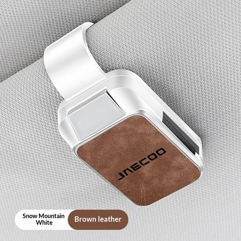 JAECOO J5 J6 J7plus jaecoo J8 J7Phev car glasses case car glasses clip sun visor sunglasses clip leather interior glasses clip