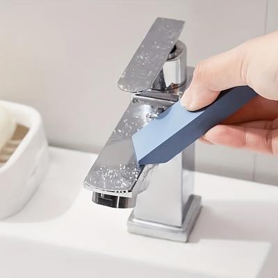 Borrador de limpieza multifuncional, borrador para eliminar sarro en encimeras de fregaderos de cocina y baños, borrador para eliminar manchas de agua del grifo y pulido para eliminar óxido.