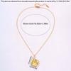 Titanium Steel Opening Book Pendant Stainless Steel Girls Text Locket  Mother's Day