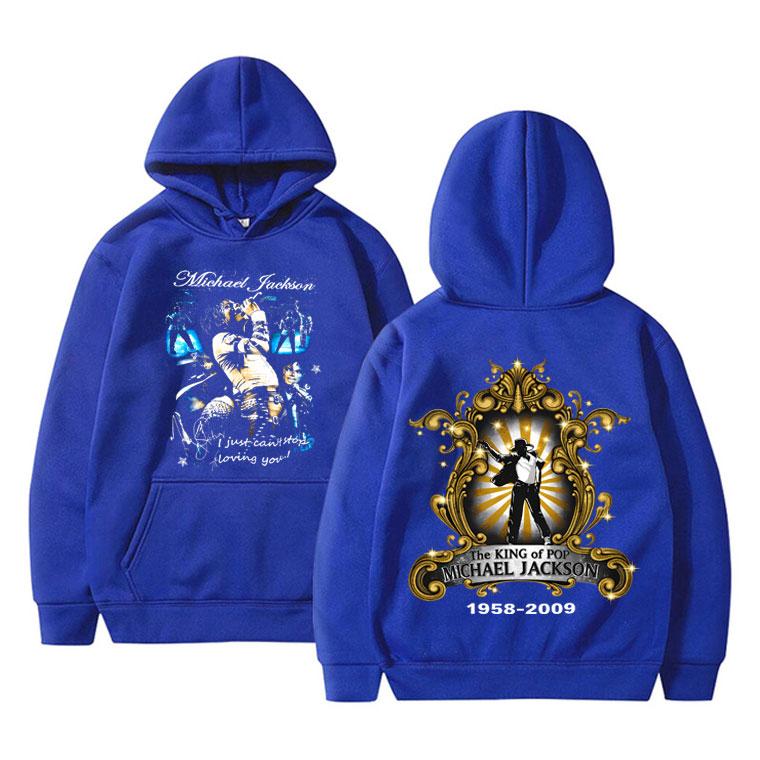 The King Of Pop Michajackson Graphic Hoodie Men Women  Vintage Gothic Rock Sweatshirt Male Punk Oversized Tracksuit Hoodies