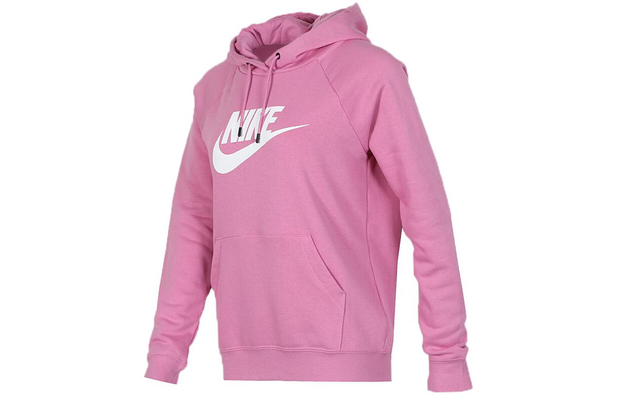 Nike Sweatshirts Women s Pink Hooded Moderate Regular BV4127-693 XL