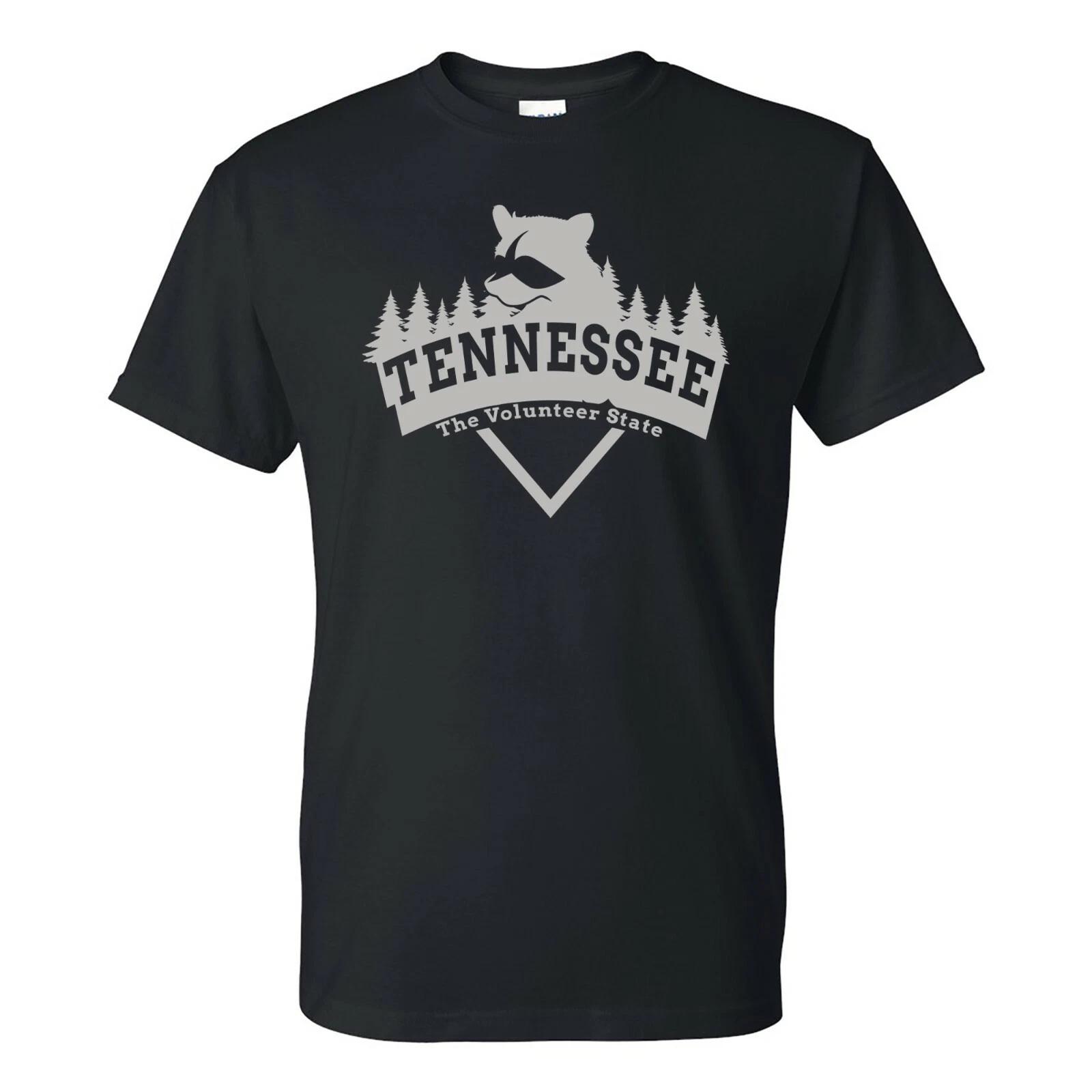 Tennessee Raccoon Arch - Hometown State Pride T Shirt - Black 3XL