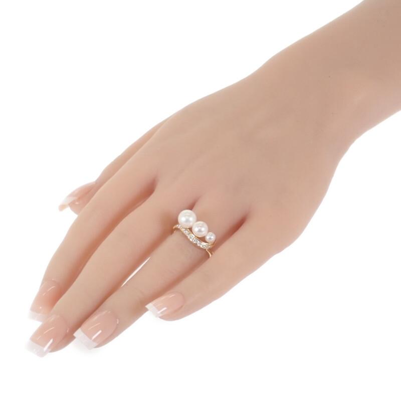 STAR JEWELRY #13(JP Size) Ring K18 Yellow gold/Pearl Women