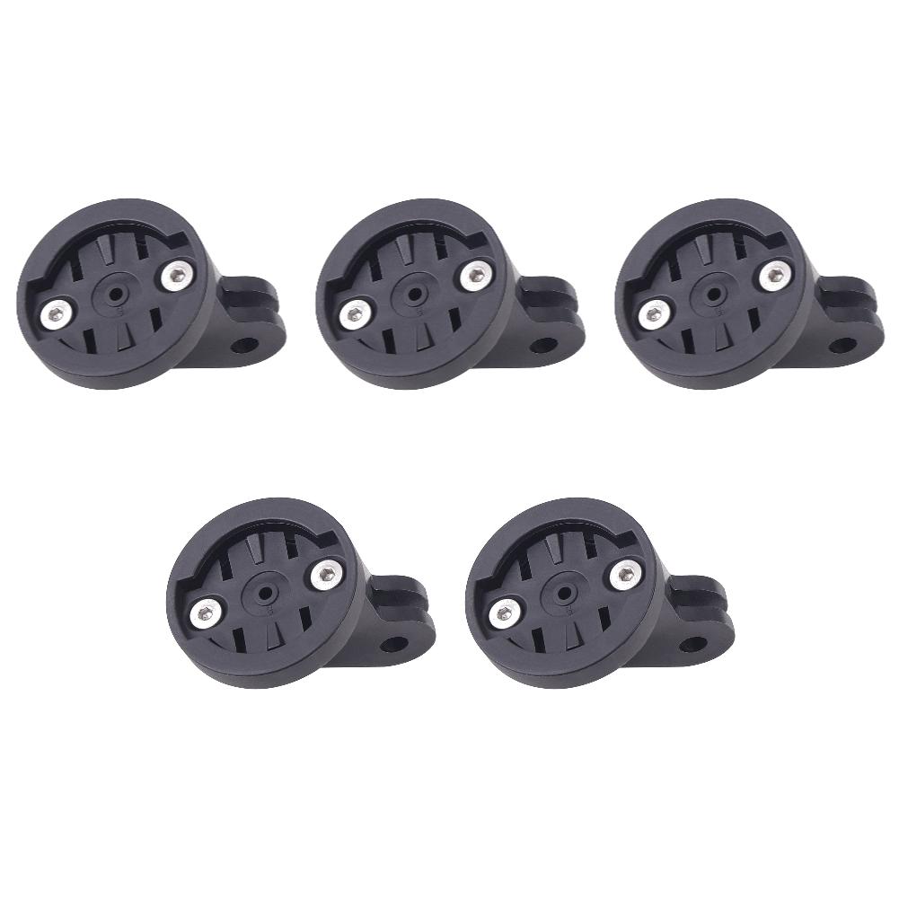 1-5pcs Mountain Bike Computer Mount Handlebar Computer Holder Front Light For Gopro Connecting Seat For Garmin Camera Fix Base
