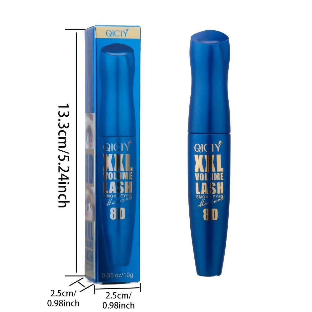 8D Mascara Langhaltend Wasserdicht Schwarz Wimperntusche zum Biegen, Schnelltrocknend, Volumenverleihend & Glättend, Klumpenfrei, Wischfest Eyeliner Geschenk für Frauen
