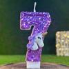 Creative Digital Birthday Candle Cake Party Decoration First Year Diy Unicorn