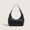 European and American fashion PU leather dumpling bag 2025 spring vegetable basket handbag Korean version casual commuter shoulder women's bag