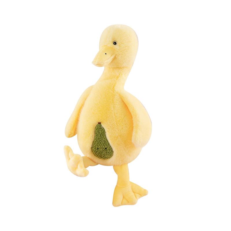 Creative and Cute Duck Pear Doll Companion Healing Duck Pillow Comfortable Soft and Cute Sleeping Rag Doll