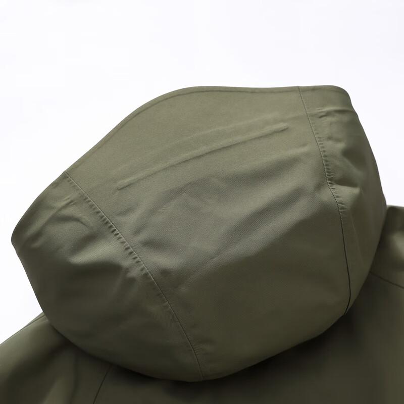 SNOWFLYING Men's Hooded High-Collar Casual Jacket