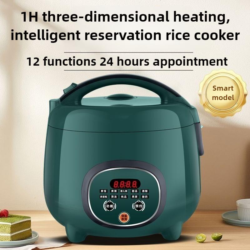 1.8L Large-capacity Intelligence Household Rice Cooker, Multi-functional Cooking 24-hour Timing Three-dimensional Heating