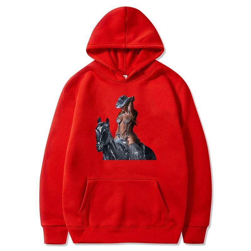 

Pullover Printed Long Sleeve Hoodie Pullover Print Long Sleeves Hooded Sweatshirt red XXXL