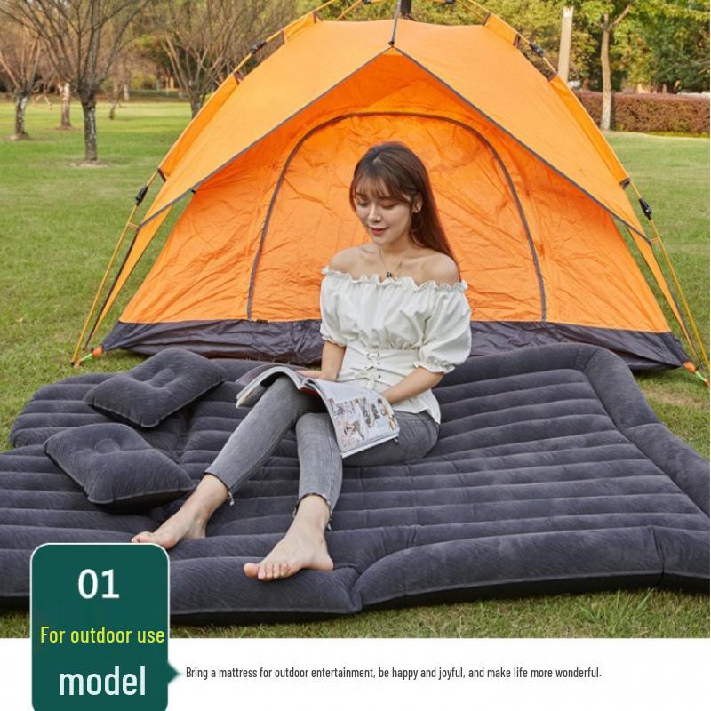 SUV Rear Seat Inflatable Mattress: Travel Bed for Self-Driving Tours and Off-Road Vehicles