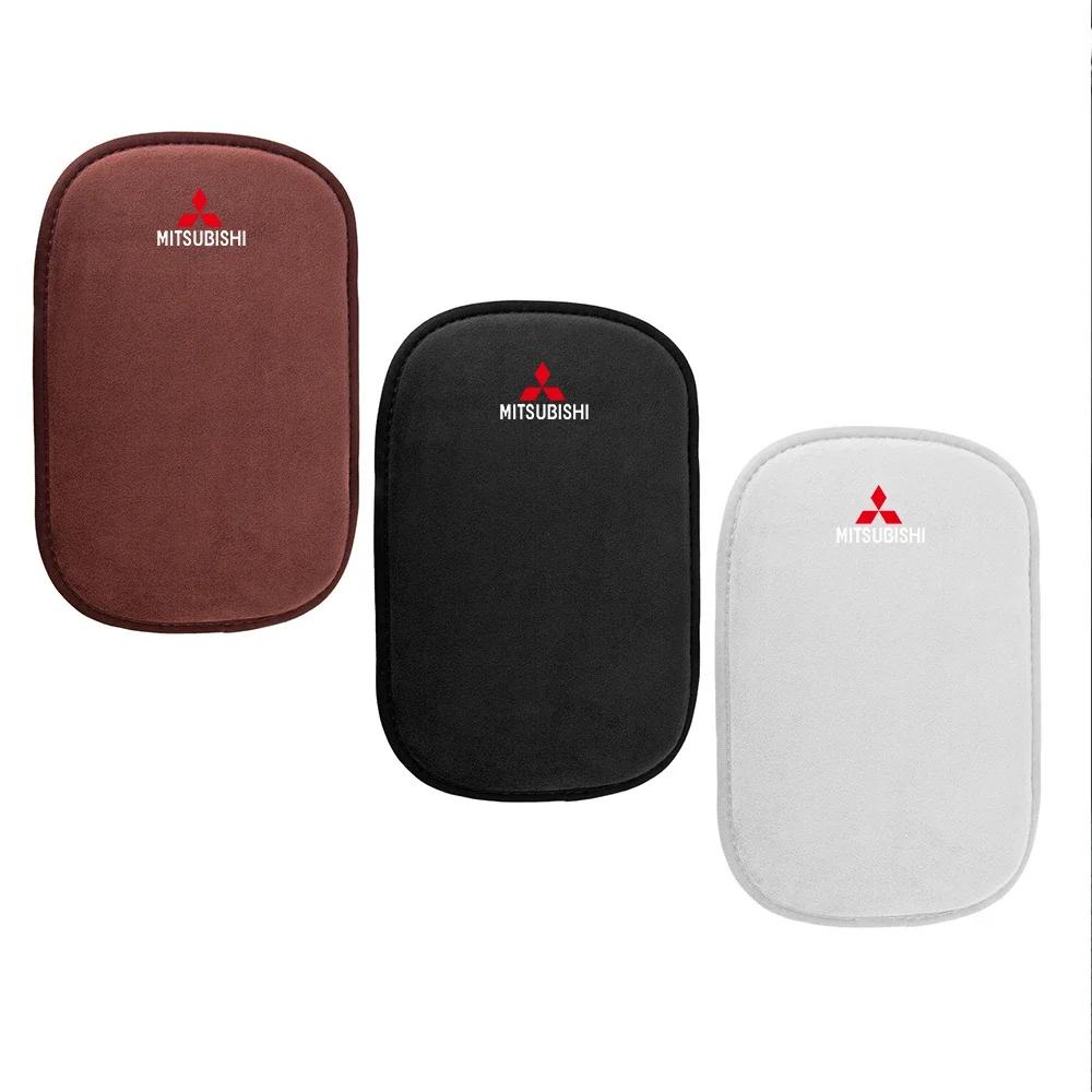Neues Auto Mittelkonsolen-Pad Fellleder Auto Armlehnen-Sitzkasten Abdeckung Schutzpolster für Mitsubishi ASX Lancer 10 Pajero Outlander