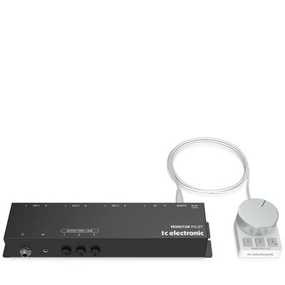 TC Electronic Monitoriaus valdiklis Jungiklis 3 monitoriams Garsumo valdymas MONITOR PILOT Juodas